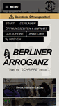 Mobile Screenshot of berliner-arroganz.de